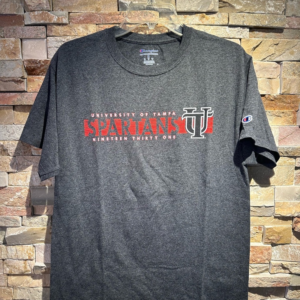 Champion University of Tampa Spartans T-Shirt - Gray